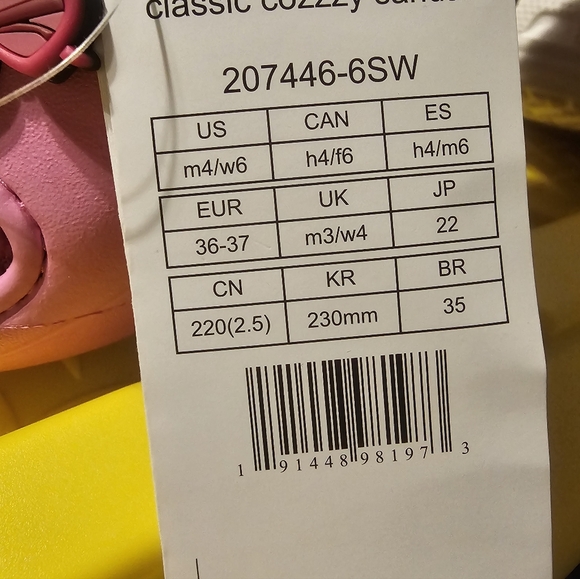 💕Cozy Comfort Crocs Classic Lined Clog in Rose Taffy (W6/M4)🌸 - Picture 7 of 10